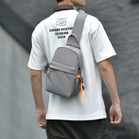 新款男士胸包休闲单肩包旅游斜挎包韩版胸包超轻运动手机背包