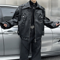 男装春秋季痞帅高街潮牌ins港风日系原宿风韩版潮流宽松夹克外套