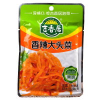吉香居麻辣香辣萝卜干大头菜榨菜下饭菜咸菜开味小菜四川泡菜80g*3