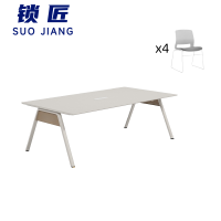 锁匠培训桌1.6米+4椅套