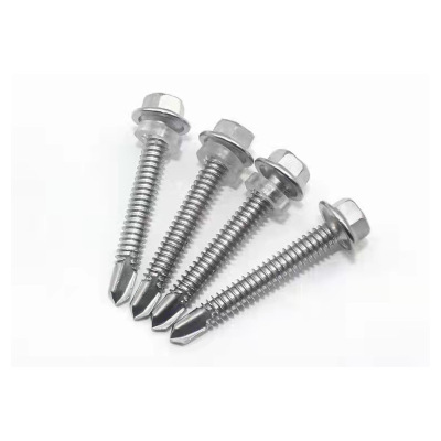 vzi 304不锈钢外六角自攻螺丝 5.5*19/200个(带垫圈) 包