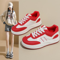 2026春新款ins韩版透气小白鞋女学生厚底百搭休闲运动板鞋