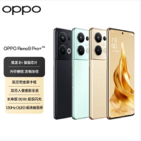 OPPO Reno9 Pro+ 16GB+256GB 碧海青 双芯人像摄影系统 长寿版80W超级闪充 120Hz OLED超清曲面屏 学生游戏拍照全网通5G手机
