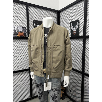 棒球服夹克男秋季新款潮牌工装男装美式复古宽松青年帅气外套