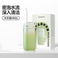 罗曼(ROAMAN) 冲牙器 水牙线口腔便携式电动洗牙器正畸电动冲压洁牙器牙齿冲洗器 mini6蜜瓜绿