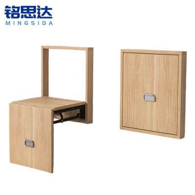铭思达折叠换鞋凳壁挂式个