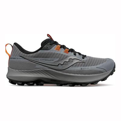 SAUCONY男款跑步鞋 轻便耐磨PEREGRINE GTX越野慢跑鞋减震回弹运动鞋