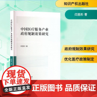 中国医疗服务产业政府规制效果研究 闫昱彤 著 金融投资生活 正版图书籍 知识产权出版社
