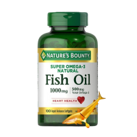 NATURE'S BOUNTY自然之宝超级OMEGA3鱼油软胶囊100粒 中老年人心脑健康 美国原装进口