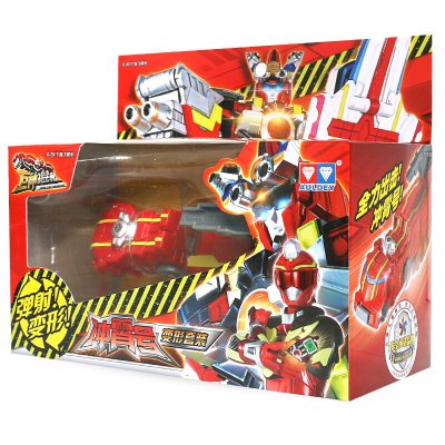 分队冲宵号变形机器人金刚超星火战卫人偶玩具 冲霄号变形套装538401
