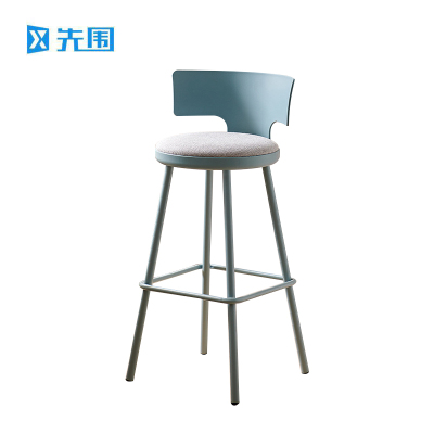 先围 高脚凳 蓝41*41*92cm 把