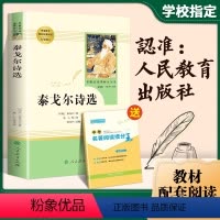 [正版]人教版泰戈尔诗选诗集全集初中版飞鸟集新月集中学生九年级上册语文阅读课外必读书籍名著原著艾青人民教育出版社文学