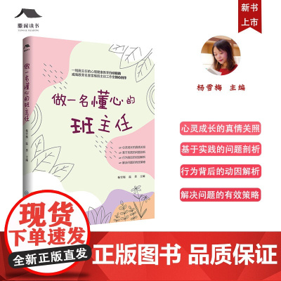 做一名懂心的班主任 杨雪梅主编 雪梅班主任工作室成长书系 心理健康教育行动指南 班主任工作教师专业成长用书