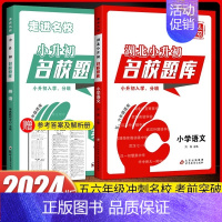 2本[语文+英语]赠答案解析册 小学升初中 [正版]2024新版湖北名校题库数学语文英语鼎尖小考总复习语数外小升初招生分