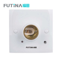 福田 声光控灯头灯座灯口 E27螺口底座直径86mm 个