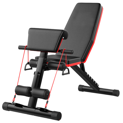  哑铃凳仰卧起坐健身器仰卧板健腹板材家用多功能辅助器闪电客健身椅飞鸟卧推凳