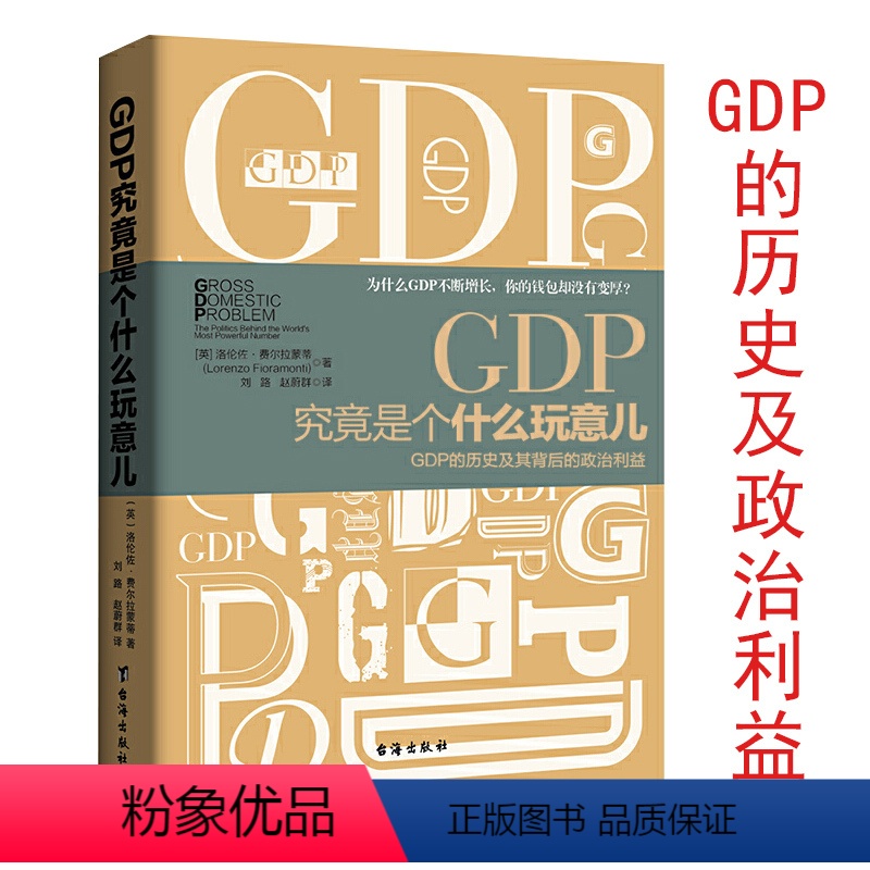 [正版]GDP究竟是个什么玩意儿:GDP的历史及其背后的政治利益(精装)GDP简史国民经济学原理对我们生活的误测金钱与