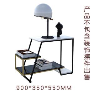 森美人北欧现代简约沙发大理石边几柜角几床头柜收纳卧室带灯床头桌凹尚