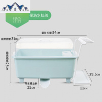 碗筷收纳盒厨房装餐具带盖放碗盆碟用品大全碗柜家用置物沥水碗架 三维工匠收纳层架