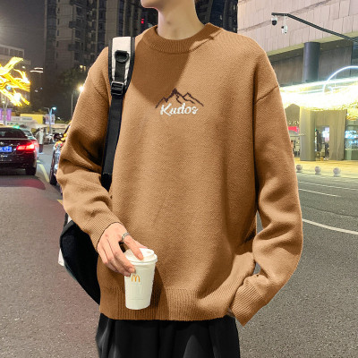 [3件8.5折101.9元,叠加优惠券]唐狮毛衣男士冬季前胸小细节毛线衫男士毛衣秋冬季男款毛衣秋毛衣