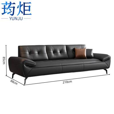 荺炬办公沙发三人位2.1米张