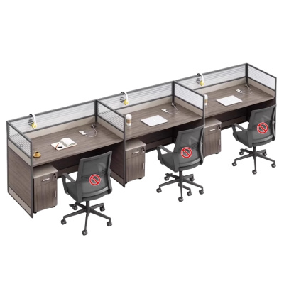 悦兴诚办公桌含柜360*60*110cm套