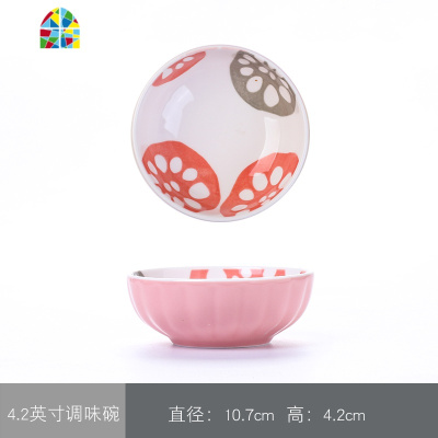 碗碟套装家用日式陶瓷碗餐具北欧饭碗盘景德镇釉下彩家用面碗 FENGHOU 5英寸蓝色饭碗