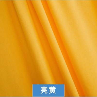 家柏饰(CORATED)氨纶高弹力布料面料四面弹针织牛奶丝布料色椅套夏裙子服装 亮黄