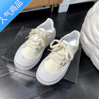 SUNTEK凉鞋女2023夏季新款女鞋子百搭厚底镂空透气休闲运动小白鞋潮