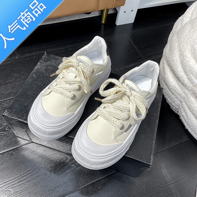 SUNTEK凉鞋女2023夏季新款女鞋子百搭厚底镂空透气休闲运动小白鞋潮