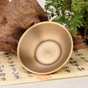 家柏饰(CORATED)铜碗铜 家用佛前供水杯茶杯小供佛碗八仙碗摆件佛堂用品