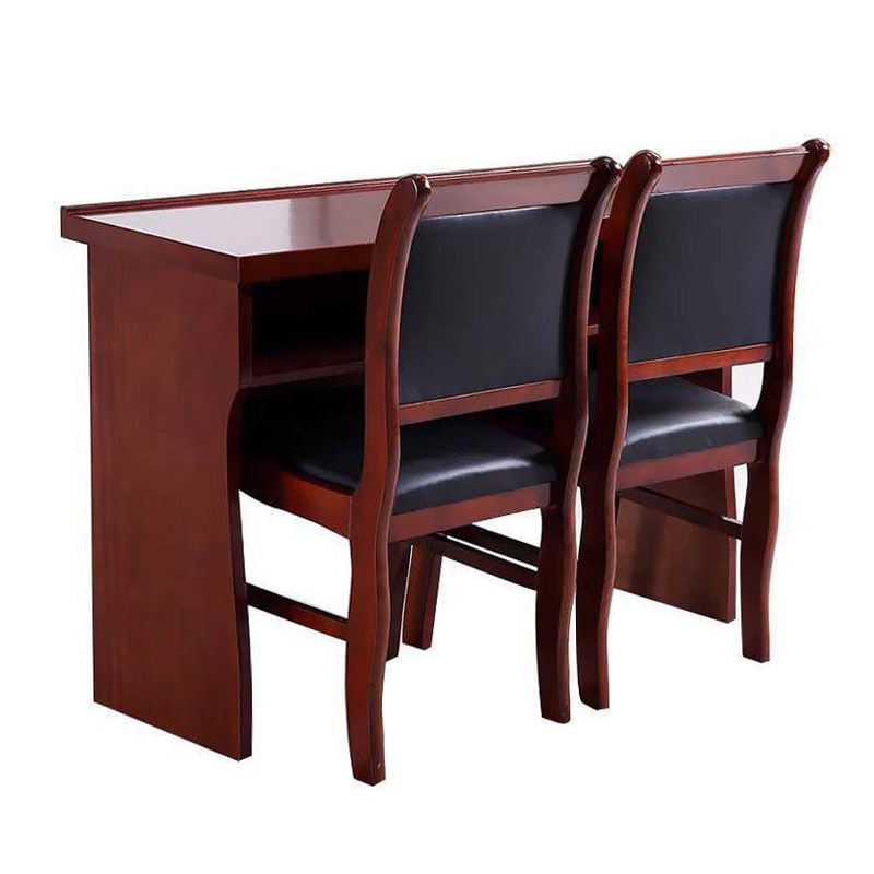 广亿隆培训桌写字桌会议条桌胡桃色