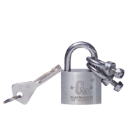 金岳 AZ23-40 铜锁芯 32*40*20mm 大半圆挂锁(计价单位:个)银色