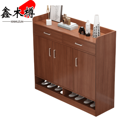 鑫木樽鞋柜三门个