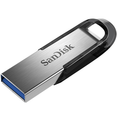 闪迪SanDisk酷铄(CZ73)32GB金属车载U盘USB3.0高速防水商务加密优盘32g闪存盘银色