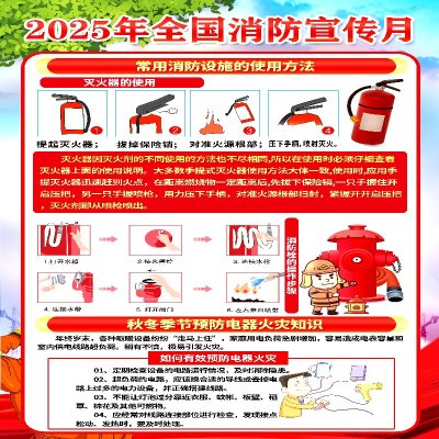 消防宣传车贴(定制) 规格:1200*2400mm 单位:张