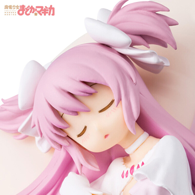 寿屋手办鹿目圆香晓美焰白色连衣裙睁眼闭眼躺姿坐姿摆件收藏公仔动漫周边闭眼鹿目圆