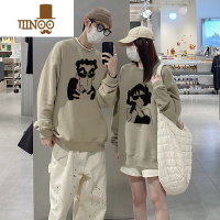 YANXU情侣装卫衣款季2023新款法式不一样小众设计感潮牌外套男