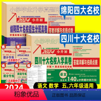 2024四川十大名校入学真卷2本]语文+数学共300套(附答案/提分手册) 小学通用 [正版]2024版四川十大名校招生