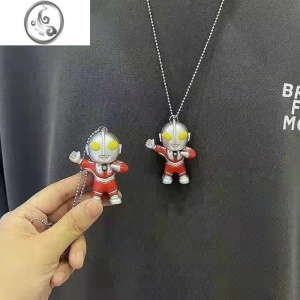 JiMi会发光红色奥特曼挂脖项链配饰情侣学生儿童生日礼物毕业分享礼物