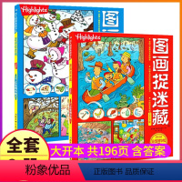 [正版]2018彩色精华版图画捉迷藏高难度大本小学生视觉发现找不同专注力训练10一12岁儿童公主看图图话画图挑战系列图