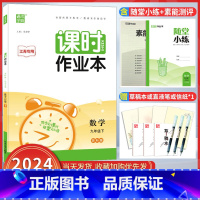 数学[苏科版] 九年级下 [正版]2024版课时作业本数学九年级下册SK苏科版江苏中学 生初三找规律同步练习复习点要基础