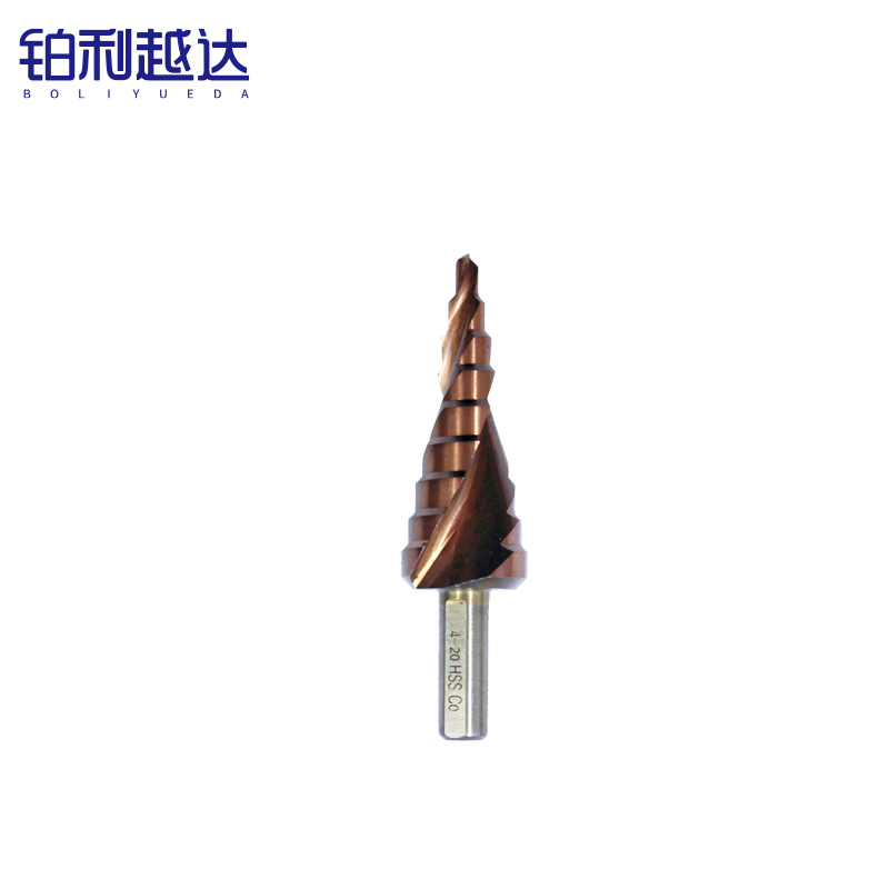 铂利越达 M35含钴阶梯宝塔钻头 4-20mm 支