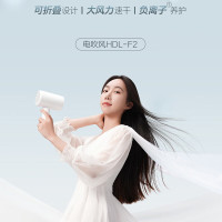 苏泊尔(SUPOR)电吹风大风力速干千万级负离子风温风速可调节 折叠新意巧瘦身大功率高转电机吹风机HDL-F2