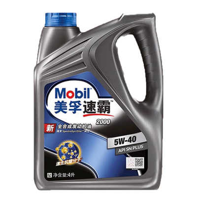 [自营]美孚速霸2000 5W-40 全合成发动机油 API SN