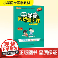 小学学霸同步写字课 二年级上 2025新教材 牛胜玉 编 小学教辅文教 正版图书籍 陕西师范大学出版总社有限公司