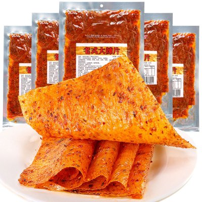 80后老式大辣片辣条230g/袋儿时怀旧辣豆皮麻辣零食小吃大礼包