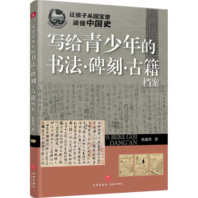 正版新书]写给青少年的书法·碑刻·古籍档案孙建华 著97875455759