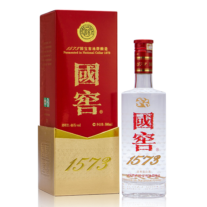 泸州老窖国窖1573经典装46度500ml*6瓶 浓香型白酒整箱