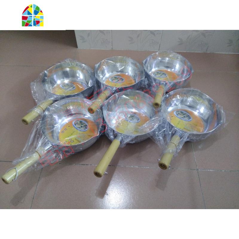 不锈钢加厚铝制单柄奶锅粥锅煮面锅汁锅雪平锅不粘锅汤粥锅 FENGHOU 22cm(煤气炉专用)